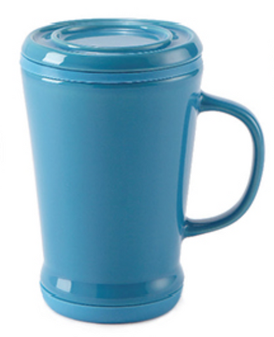 14oz Tea Infuser Mug Blue Berry