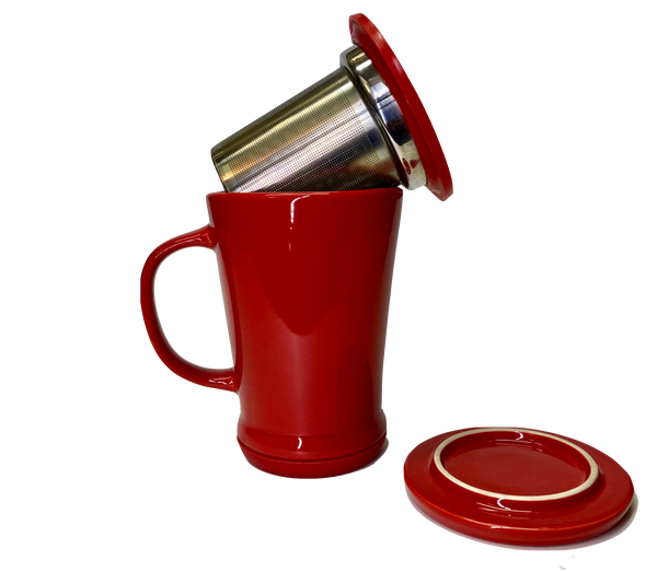 Red Currant Tea Infuser Mug 14oz