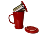Red Currant Tea Infuser Mug 14oz